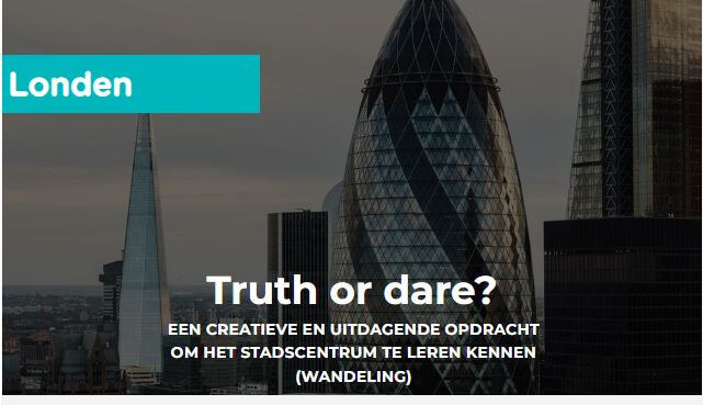 LessonUp opdracht Schoolreis Londen