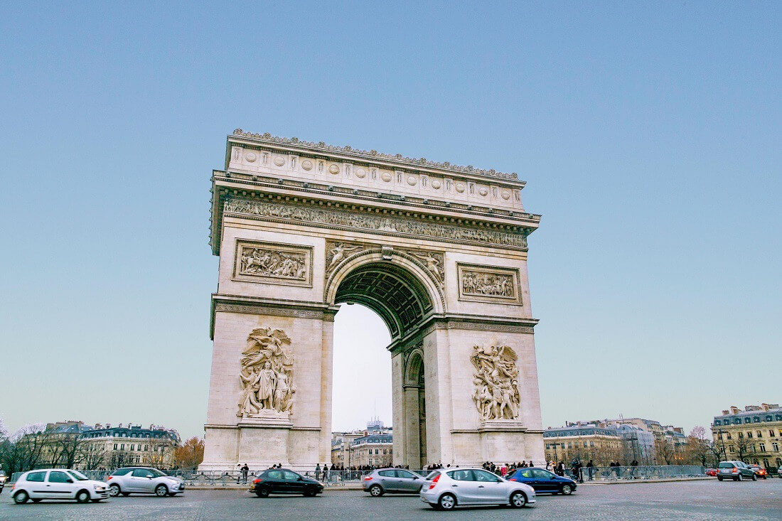 Schoolreis naar Frankrijk: Arc de Triomphe